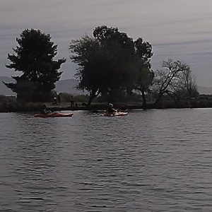 Couple Paddling Silverbell Lake